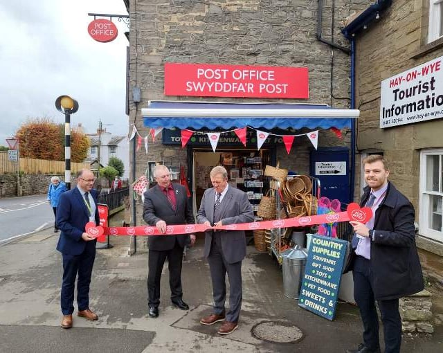 Permanent post office opens in Hay-on-Wye