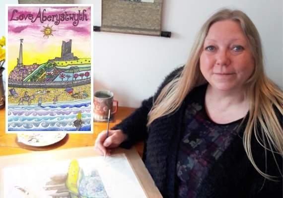 Artist helps pupils channel their creativity | cambrian-news.co.uk