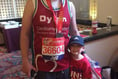 Dylan runs hottest London Marathon to honour friend