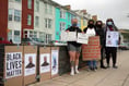 Hundreds gather on Aberystwyth beach in support of Black Lives Matter