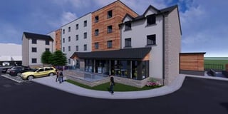 Design of new Porthmadog hotel at old tax office splits opinion