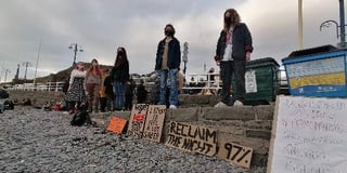 Over 100 attend 'Reclaim the Streets' vigil on South Beach