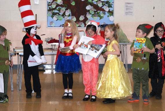 A busy and fun time on World Book Day at Lapford Primary School ...