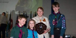 Promises renewed and awards presented at Mid Devon Scouts St George’s Day event