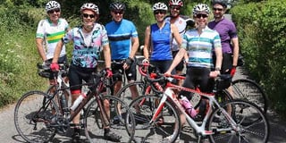 1,500 cyclists passed through Crediton area on charity ride