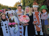 Pupils in wonderland at Liphook Carnival