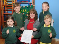 School's delight at glowing report