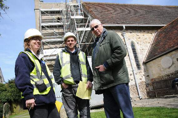 Work Starts To Restore 800-year-old Church | Farnhamherald.com