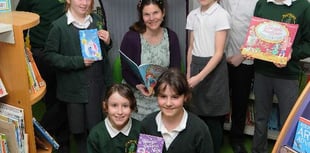 Author is special guest at school