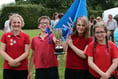 Sun shines on school sports day