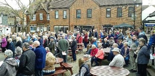 Easter gathering for the Walk of Witness