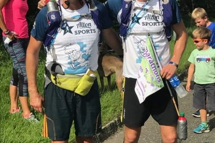 Marathon duo complete epic 10-day challenge
