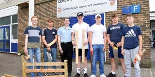 Students show off construction skills