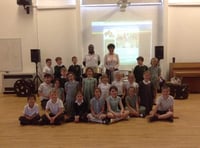 Pupils develop taste for Caribbean tunes