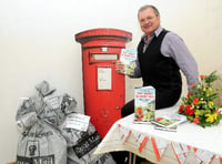 Postie returns  to launch book