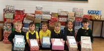 Shoebox record for caring pupils