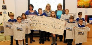 Pupils do their bit in cancer fight