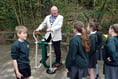 Mayor opens Shottermill school’s new playground