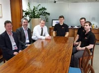 Furniture makers visit education boss