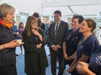 PM sees NHS pressures first hant at Frimley