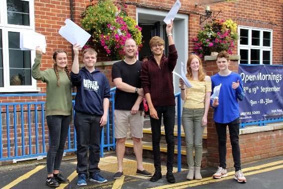 Schools bask in afterglow of GCSE success