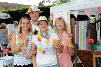 It was time to party  at Churt Village Fete
