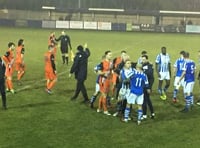 Melee erupts as Lea lose in stoppage time