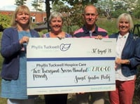 Party people raise £2,700 for hospice