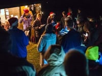 Villagers gather for festive sing-song