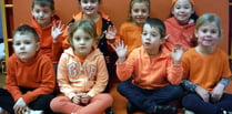 Pupils go orange for Harry