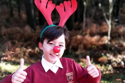 Reindeer run in aid of charity