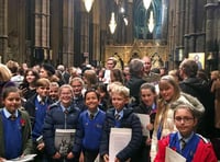 Westminster service a royal affair for pupils