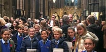 Westminster service a royal affair for pupils