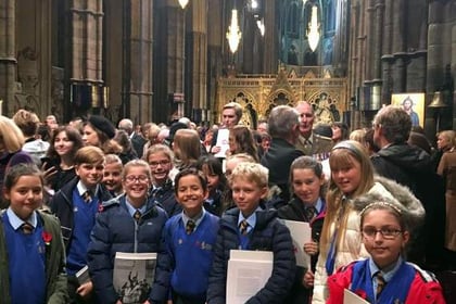 Westminster service a royal affair for pupils