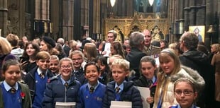 Westminster service a royal affair for pupils