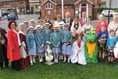 Townsfolk mark St George's Day