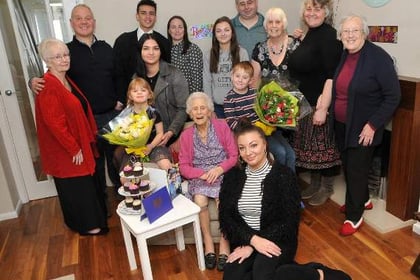 Doris celebrates 105th birthday