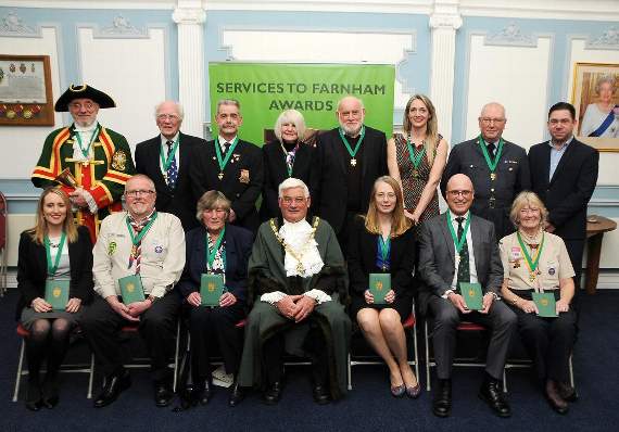 'Outstanding services to Farnham’ celebrated