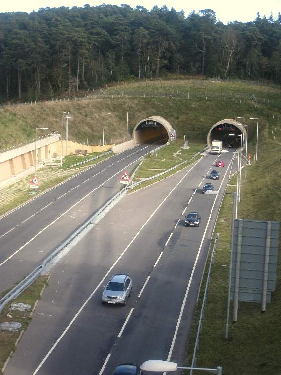 Drivers advised to plan ahead if using the A3 Hindhead Tunnel this