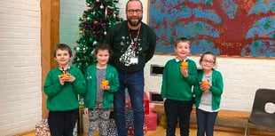 Christmas Christingles at Woodlea Primary School