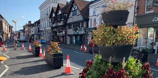 Farnham in Bloom as town centre barriers axed