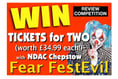 Win tickets for FearFest-Evil at Chepstow’s National Diving and Activity Centre (NDAC).