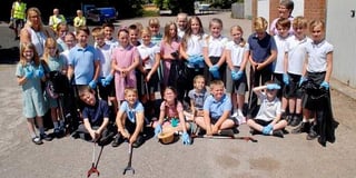 Tidy turn-out for litter pick