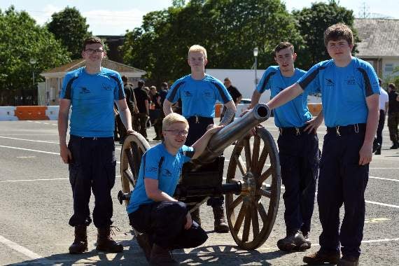 South Devon UTC and Scarborough UTC join forces to run the Junior Leaders Field Gun Challenge.