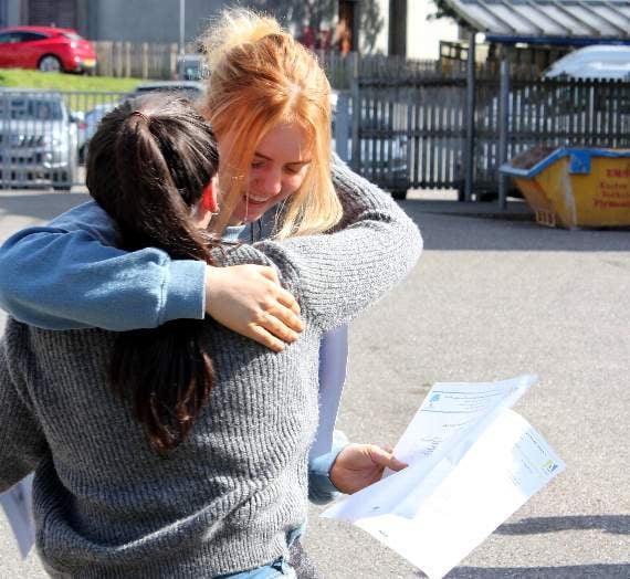 GCSE exams joy for pupils across Teignbridge