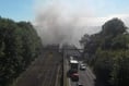 Fire at Station Road in Chepstow