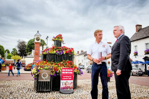 Usk in Bloom boost from First Minister