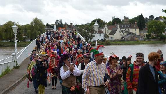 Chepstow Celebrates Karl Daymond Day Uk 0111