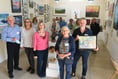 Popular art show attracted hundreds of visitors