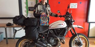Petersfield man bids to be youngest person to motorbike around the world